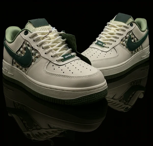 Nike Air Force 1 Low '07 Premium 'NAI-KE Bamboo Weave Gorge Green