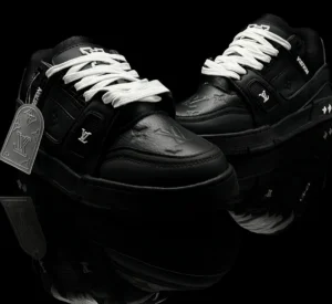 LV Louis Vuitton LV Trainer negro